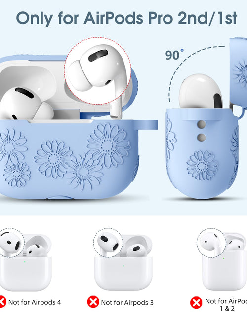Load image into Gallery viewer, Adorve AirPods Pro Case Cover with Cleaner Kit Soft Silicone Sky Blue
