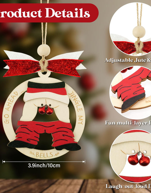 Load image into Gallery viewer, Shzbtdo Naughty Wooden Christmas Tree Ornament 2025 Multi Color Standard Size
