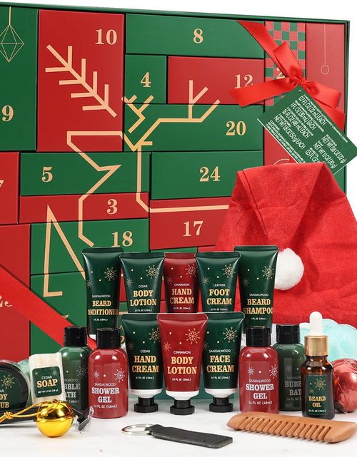 Load image into Gallery viewer, Advent Beauty Calendar 2025 Men Beard Care Skincare 24 Day Christmas Countdown
