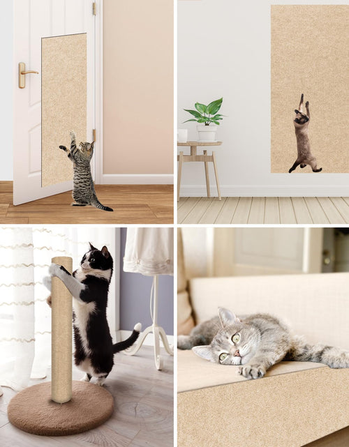 Load image into Gallery viewer, YITMOYM Trimmable Cat Scratcher Mat 39.4x15.8in Self-Adhesive Felt Fiber
