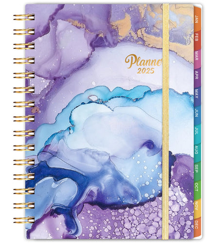 Makapoo 2025 Planner Weekly & Monthly 6.3x8.4 Green Ink Sturdy Cover