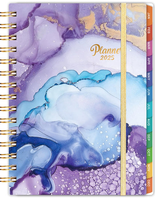 Load image into Gallery viewer, Makapoo 2025 Planner Weekly &amp; Monthly 6.3x8.4 Green Ink Sturdy Cover
