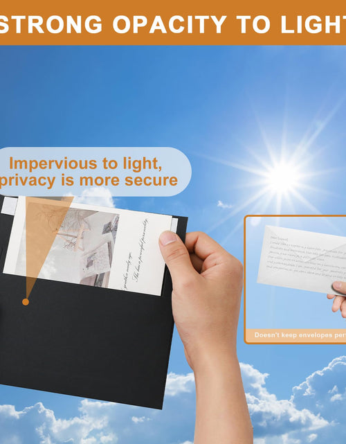 Load image into Gallery viewer, Silunkia Black Blank Greeting Cards 4x6 Heavyweight Flat Cardstock 20 Pack
