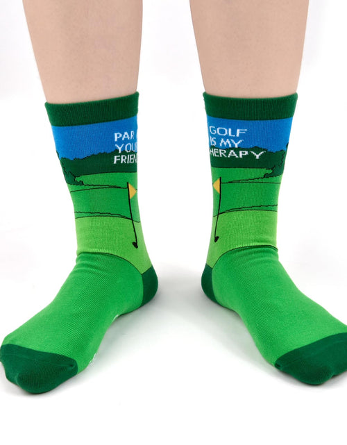 Load image into Gallery viewer, Kissoo Breast Cancer Inspirational Socks Cancer Care Golf Cotton Unisex One Size
