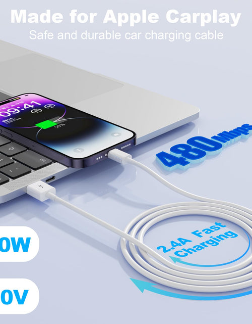 Load image into Gallery viewer, Eettvekd Carplay USB A Cable Compatible iPhone 14 13 12 3FT
