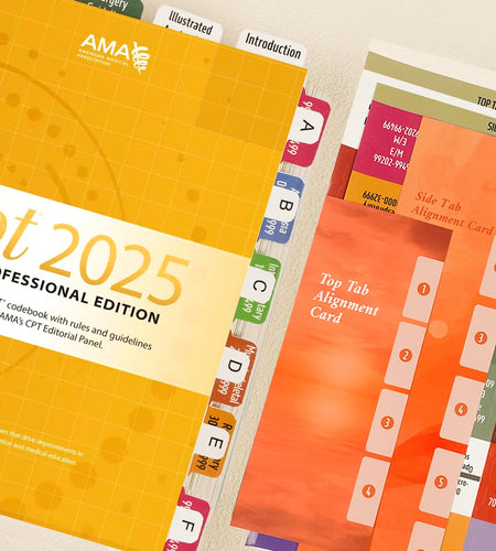 Index Tabs for CPT 2025 Professional Edition AMA Version Laminated Durable