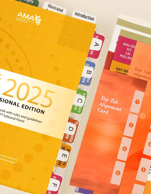 Load image into Gallery viewer, Index Tabs for CPT 2025 Professional Edition AMA Version Laminated Durable
