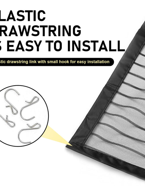 Load image into Gallery viewer, Downhill Front Hood Grille Protection Mesh 2PCS 41.33x31.49in Black
