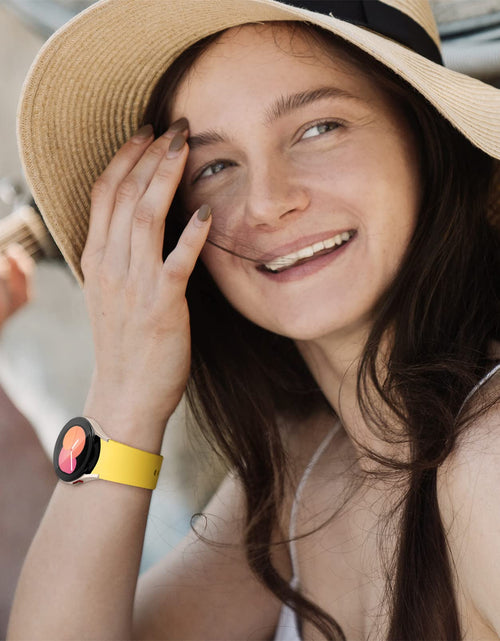 Load image into Gallery viewer, Apbands 20mm Silicone Sport Band for Samsung Galaxy Watch 40-46mm Yellow
