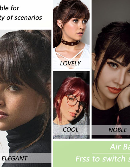 Load image into Gallery viewer, Maforsoon Clip in Bangs Fake Bangs for Women Medium Yellow Straight Hair
