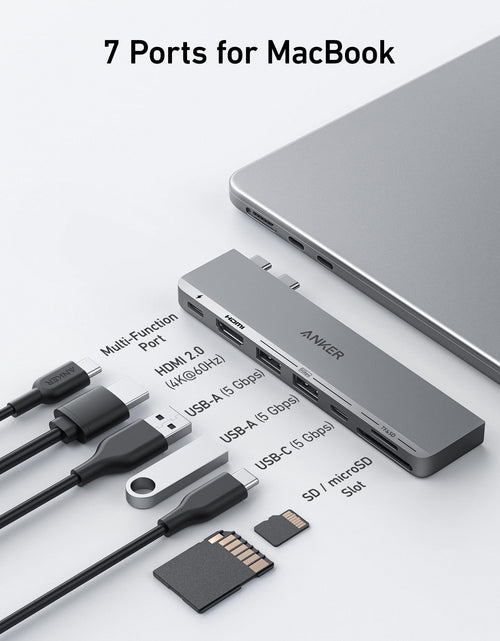 Load image into Gallery viewer, Anker <b>547</b> USB-C Hub (7-in-2, for MacBook)
