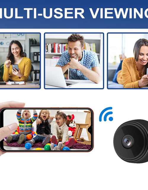 Load image into Gallery viewer, senri 3 Pack 1080P HD WiFi Mini Security Cameras Indoor Outdoor

