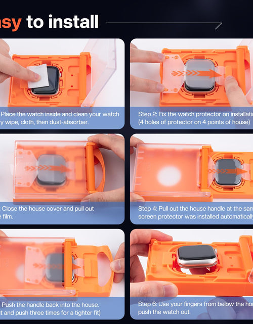 Load image into Gallery viewer, Tensea Apple Watch Series 10 Screen Protector Soft Film 2Pack 46mm 42mm
