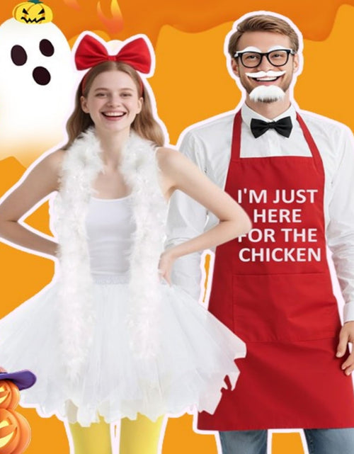 Load image into Gallery viewer, Apragaz 10 PCS Chicken Couple Costume Set Multi Color One Size

