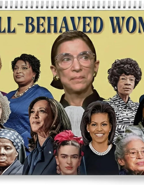 Load image into Gallery viewer, LeeJ 2026 Well-Behaved Women Wall Calendar 11x8.5 Feminist Color
