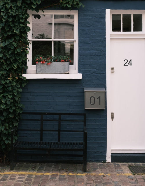 Load image into Gallery viewer, GLDonee 8.5" Acrylic Self-Adhesive House Number 3 Black Modern Address
