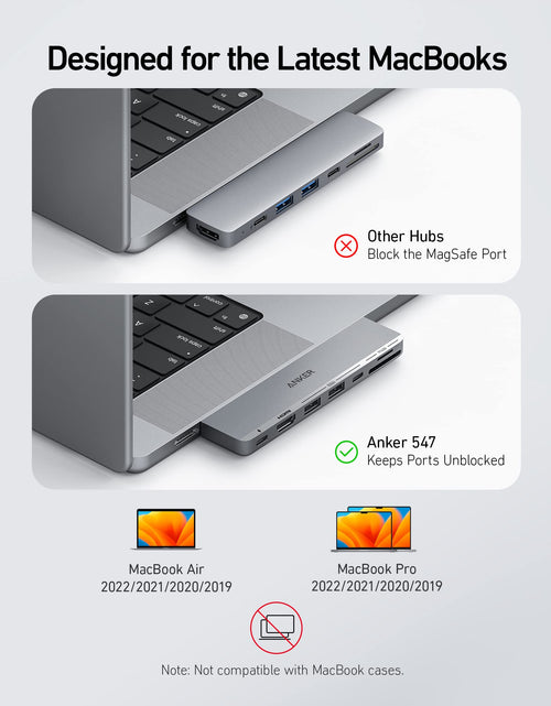 Load image into Gallery viewer, Anker <b>547</b> USB-C Hub (7-in-2, for MacBook)
