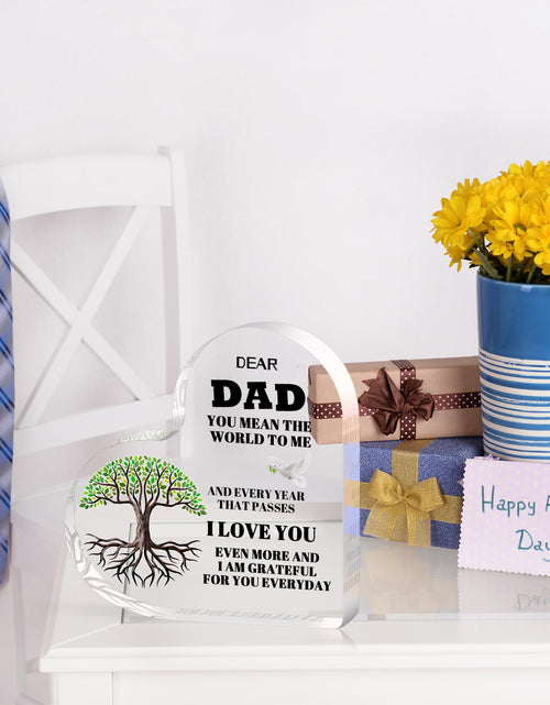 Load image into Gallery viewer, AmazerPad Gifts For Dad Acrylic Puzzle Plaque Desk Decor 5.1x5.1 In Cool Dad
