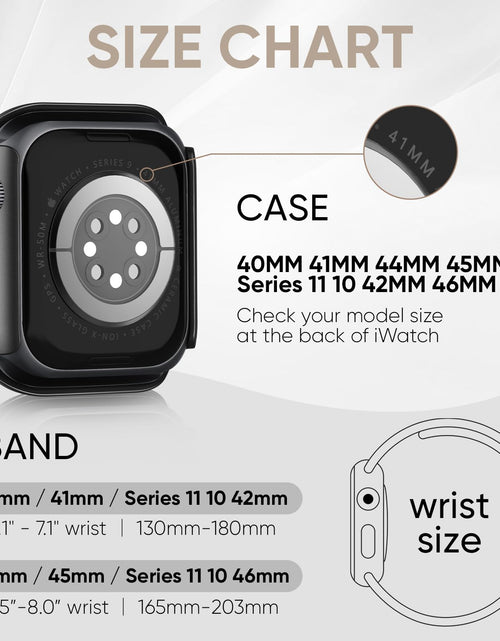 Load image into Gallery viewer, Butifacion Slim Braided Nylon Band Case for Apple Watch 40-46mm Black
