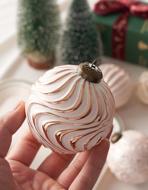 Load image into Gallery viewer, 12 Pcs Pink Christmas Tree Ornaments Shatterproof Balls Holiday Decor
