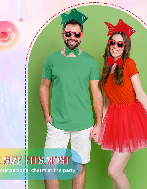 Load image into Gallery viewer, Shyyween 12 Pcs Halloween Sea Fish Costume Headband Tutu Bow Tie Size One Size
