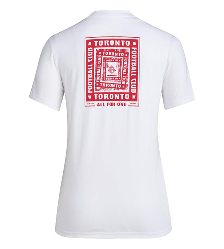 adidas Womens Toronto FC Pre-Game Soccer T-Shirt White Size XXL