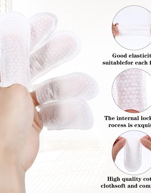Load image into Gallery viewer, Aeaocvo Cotton Finger Cots Disposable Sweat Resistant Comfortable 100 Pcs
