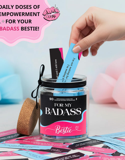 Load image into Gallery viewer, SOLMAYCO Affirmation Jar with Inspirational Notes Birthday Gift for Women Badass
