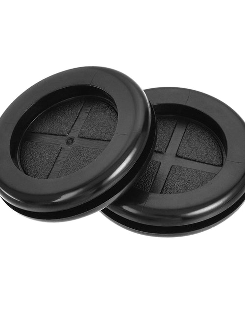 Load image into Gallery viewer, uxcell Rubber Grommet Round Double-Sided Mount Dia 32mm Wire Protection 20pcs
