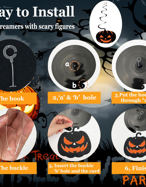 Load image into Gallery viewer, CyanLime 45 Pcs Happy Easter Banner Garland Paper Decorations Halloween Color
