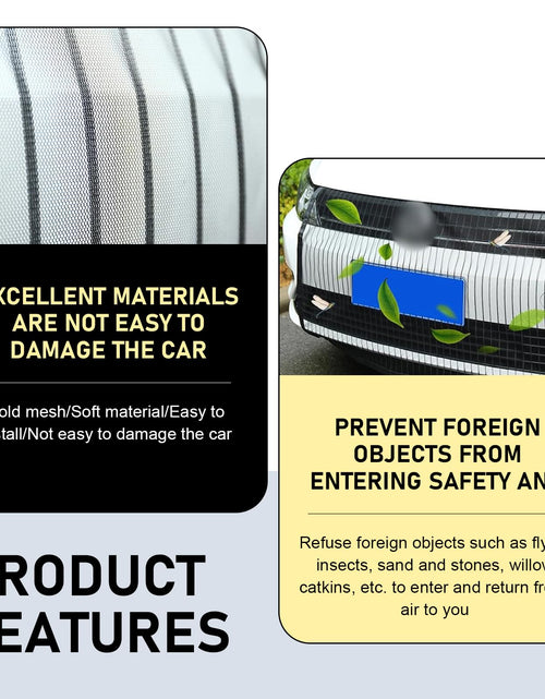 Load image into Gallery viewer, Downhill Front Hood Grille Protection Mesh 2PCS 41.33x31.49in Black
