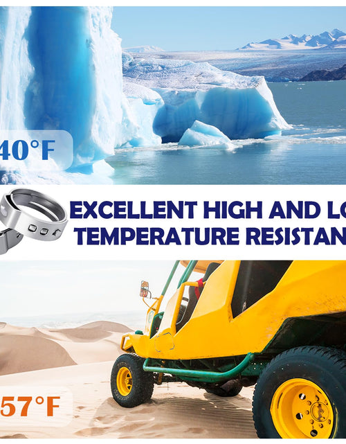 Load image into Gallery viewer, HayEastdor 50PCS 1/2" PEX Cinch Crimp Clamp Rings 304 Stainless Steel
