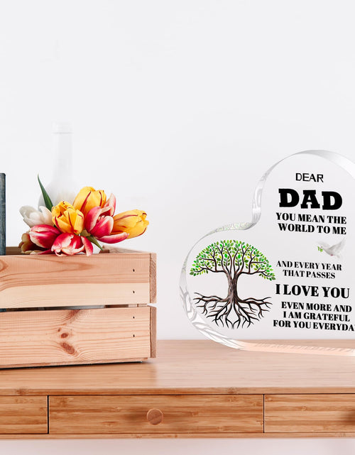 Load image into Gallery viewer, AmazerPad Gifts For Dad Acrylic Puzzle Plaque Desk Decor 5.1x5.1 In Cool Dad
