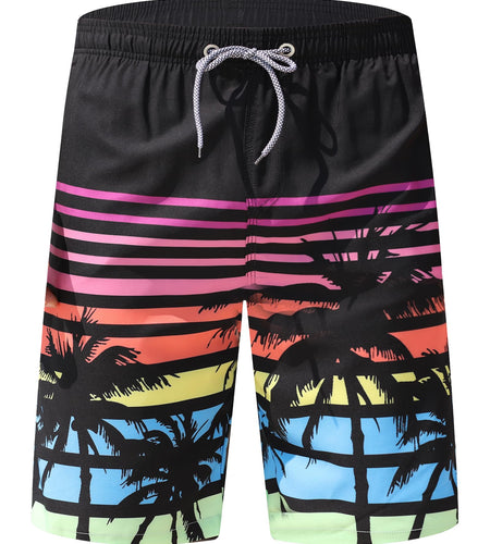 APTRO Men's Swim Trunks Quick Dry Board Shorts Mesh Liner Size XL