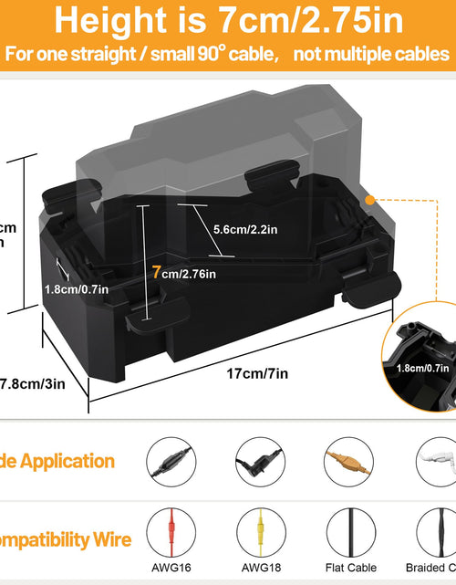 Load image into Gallery viewer, CFMASTER Weatherproof Outdoor Electrical Box IP66 7x3x4in Vanilla 3 Pack
