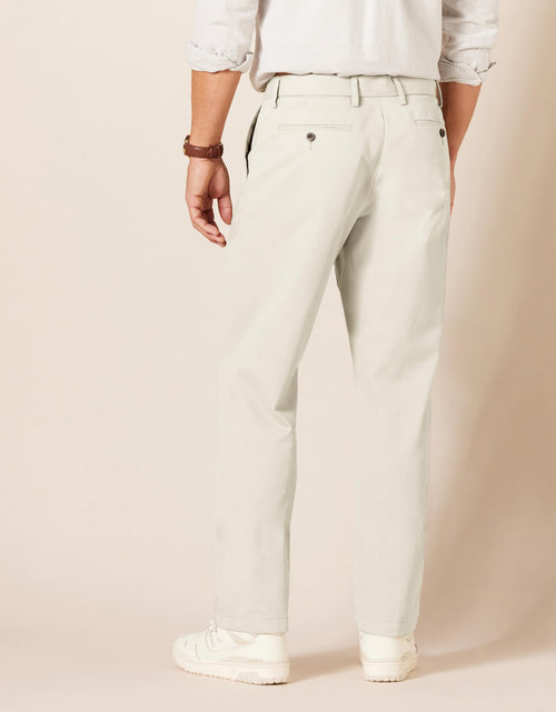 Load image into Gallery viewer, Amazon Essentials Men's Classic-Fit Flat-Front Chino Pant Stone Size 35x34
