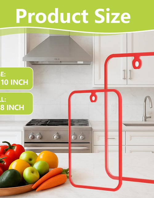 Load image into Gallery viewer, HORIBND Glass Cutting Board Set 2pcs Clear 15x10 Non-Slip Dishwasher Safe
