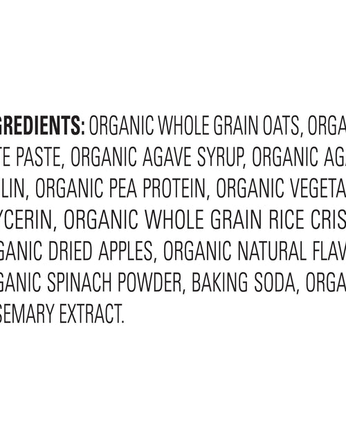 Load image into Gallery viewer, HAPPYTOT Organics Toddler Oat Bars Apple Spinach Soft-Baked 0.88oz 5Count 6 Pack
