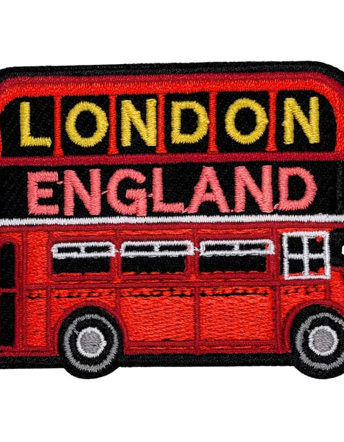 Load image into Gallery viewer, EMBRO BOF London Double-Decker Bus Patch 2.25in Iron On Embroidered
