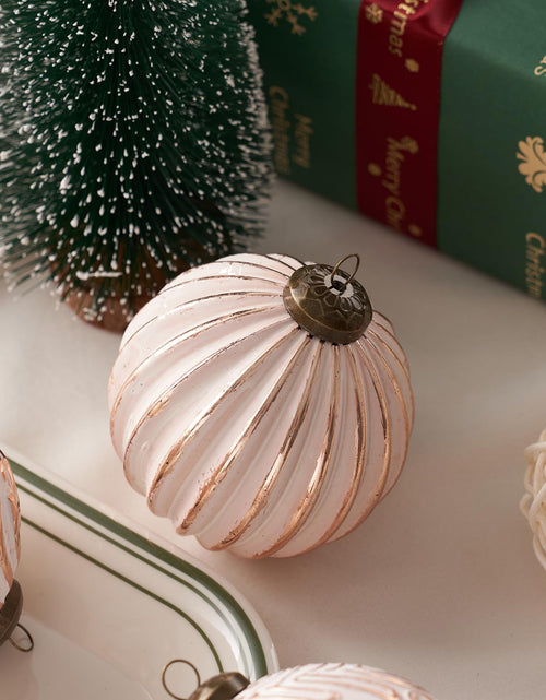 Load image into Gallery viewer, 12 Pcs Pink Christmas Tree Ornaments Shatterproof Balls Holiday Decor
