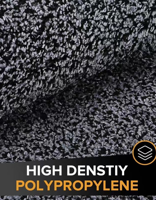 Load image into Gallery viewer, Mibao Front Door Mat Non-Slip Waterproof 35.5x59in Dark Grey TPR Backing
