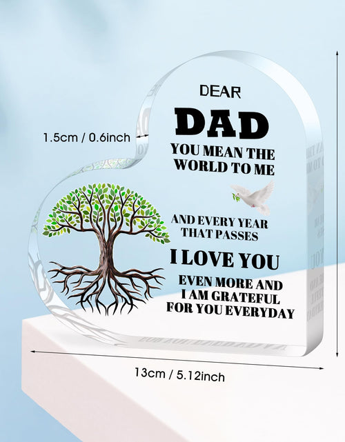 Load image into Gallery viewer, AmazerPad Gifts For Dad Acrylic Puzzle Plaque Desk Decor 5.1x5.1 In Cool Dad
