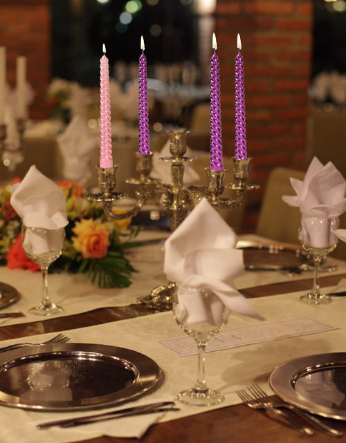 Load image into Gallery viewer, SEVEN LUCKY LIGHT 10in Advent Candles Set of 4 Dripless White Wax

