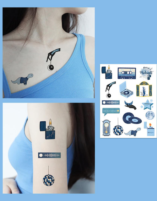 Load image into Gallery viewer, Onogola Party Glitter Temporary Tattoos Lucky Number 13 Stickers ST02
