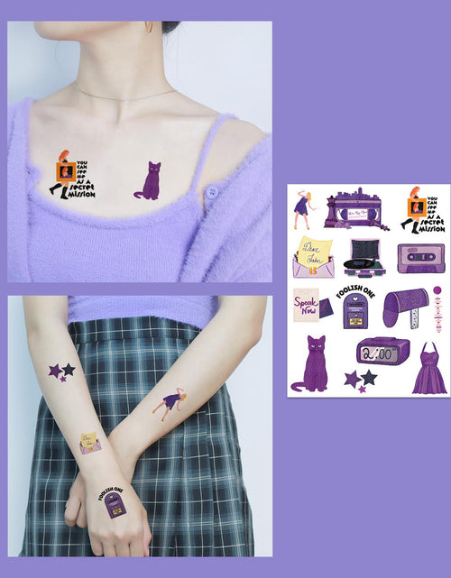 Load image into Gallery viewer, Onogola Party Glitter Temporary Tattoos Lucky Number 13 Stickers ST02
