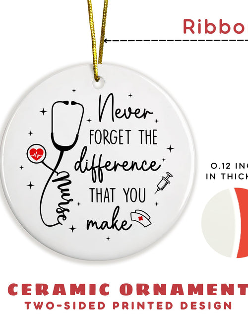 Load image into Gallery viewer, Pawzity Nurse Christmas Ornament Ceramic Gift for Women Nurses RN
