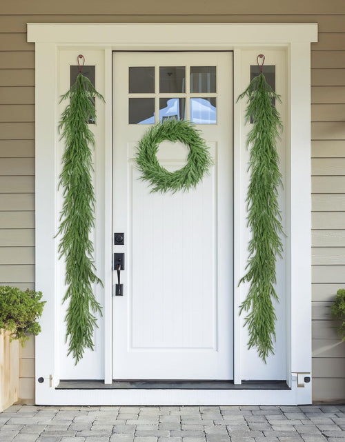 Load image into Gallery viewer, XmasExp Norfolk Pine Garland 6FT Realistic Artificial Christmas Green
