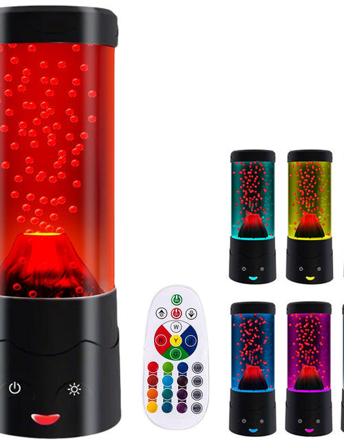 Load image into Gallery viewer, GANBIPU Volcano Lamp LED Multi-Color Changing Night Light Red Home Decor
