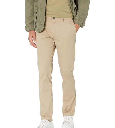 Amazon Essentials Men's Skinny-Fit Washed Stretch Chino Pant Light Khaki 29x34