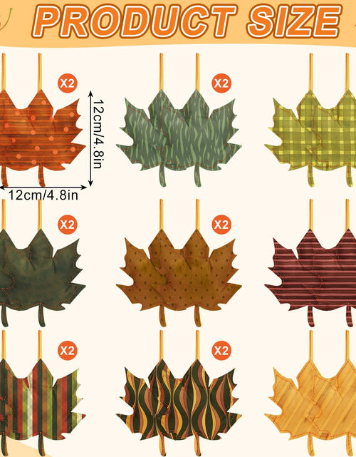 Load image into Gallery viewer, Soulchen 39 Pc Fall Thanksgiving Tree Ornaments Set Orange Brown Gold

